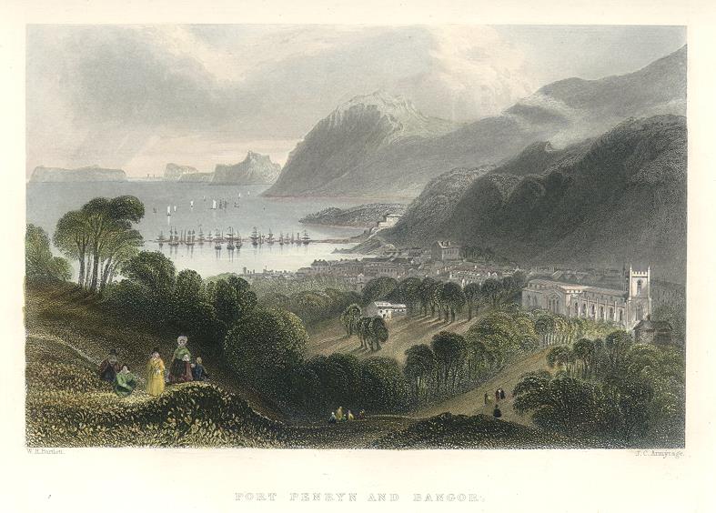 Wales, Port Penryn & Bangor, 1842