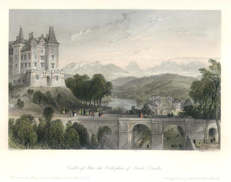 France, Castle of Pau, 1840