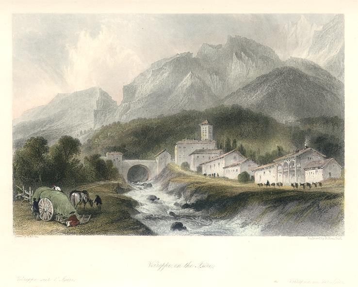 France, Voireppe on the Isere, 1840