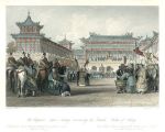 China, The Emperor in the Palace at Peking, 1843