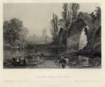 France, Tours, Gothic Bridge of Eudes, 1840