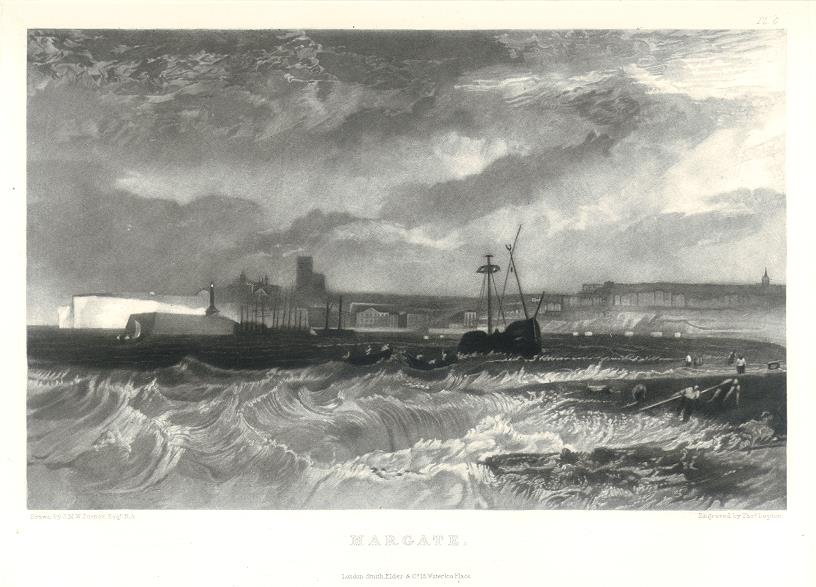 Kent, Margate, Turner/Lupton mezzotint, 1877