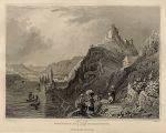 Germany, Braubach and the Marksburgh, 1832