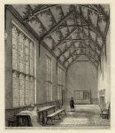 Wiltshire, Salisbury, Gothic Refectory on the Canal, 1834