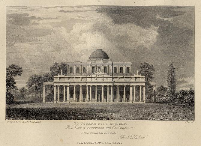 Cheltenham, Pittville Pump Room, 1838