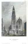 Belgium, Antwerp Cathedral, 1837