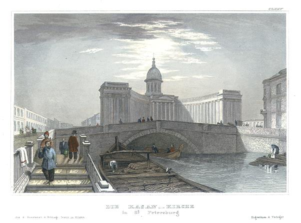 Russia, St.Petersburg, Kazan Cathedral, 1837