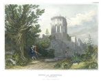 Holy Land, Ruins in Samaria, 1837