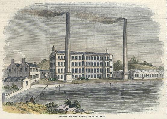 Yorkshire, Bottomley's Shelf Mills, 1859