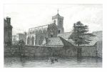 Wiltshire, Salisbury, St.Thomas's Church from the River, 1834