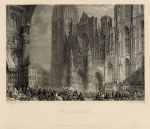 France, Rouen Cathedral, 1837