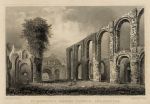 Essex, St.Botolph's Priory Church, Colchester, 1834