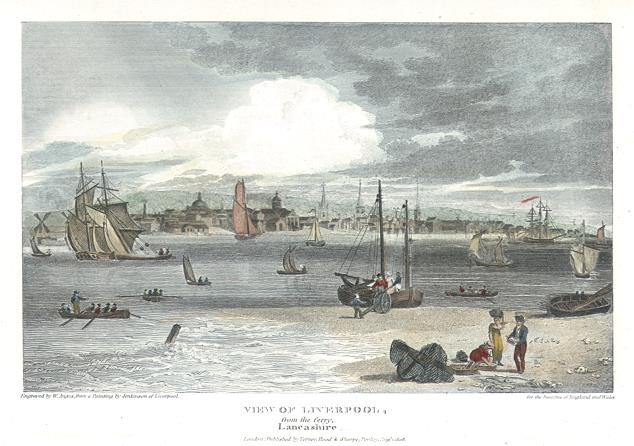 Lancashire, Liverpool view, 1808