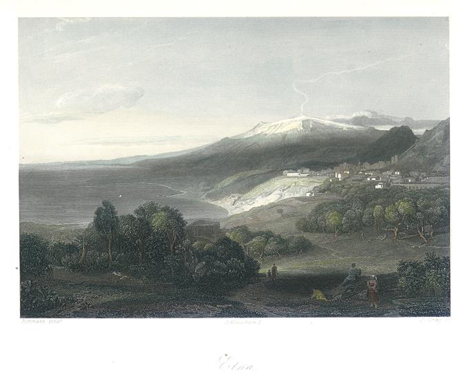 Sicily, Mount Etna, 1849