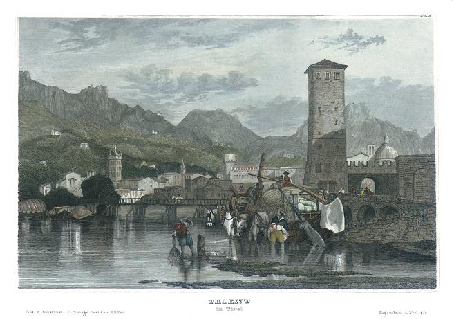 Italy, Tyrol, Trento, 1837