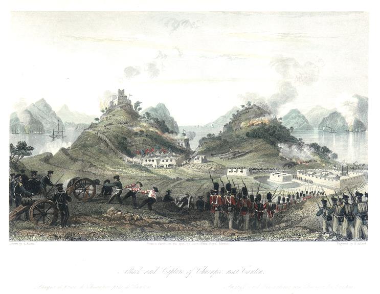 China, Attack & capture of Chuenpee, near Canton, 1843