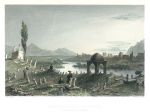 Holy Land (Turkey), Antioch, Cemetery & Walls, 1837