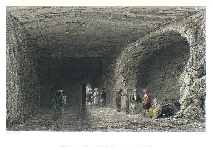 Holy Land, Cave of the School of the Prophets, 1837