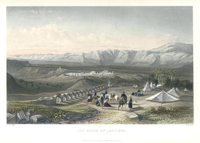 Turkey, Ruins of Laodicea, 1870