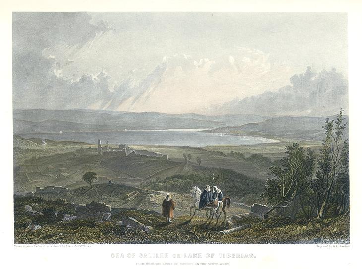 Holy Land, Sea of Galilee, 1870