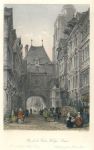 France, Rouen, Rue del la Grosse-Horloge, 1840