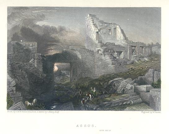 Turkey, Assos, 1856