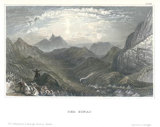 Holy Land, Sinai, 1837