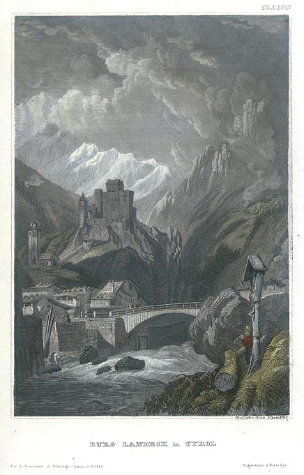 Austria, Landeck in the Tyrol, 1837