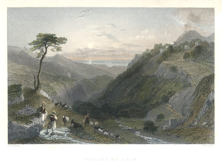Lebanon, Village of Eden, 1837