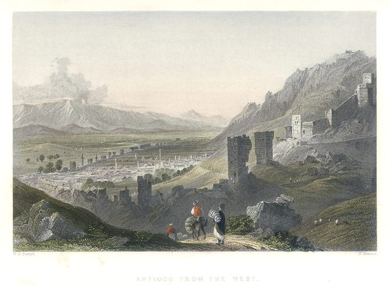 Holy Land (Turkey), Antioch from the West, 1837