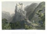 Lebanon, Gothic Castle in a Valley near Batroun (Musaylaha Castle), 1837