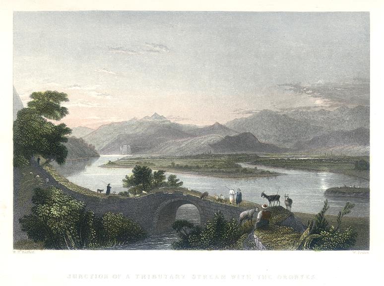 Holy Land, Junction in the River Orontes, 1837