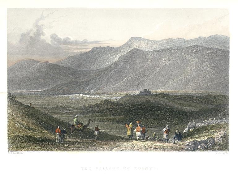 Lebanon, Village of Zgarti, 1837
