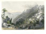 Holy Land (Turkey), Pass of Beilan, looking towards the Sea, 1837