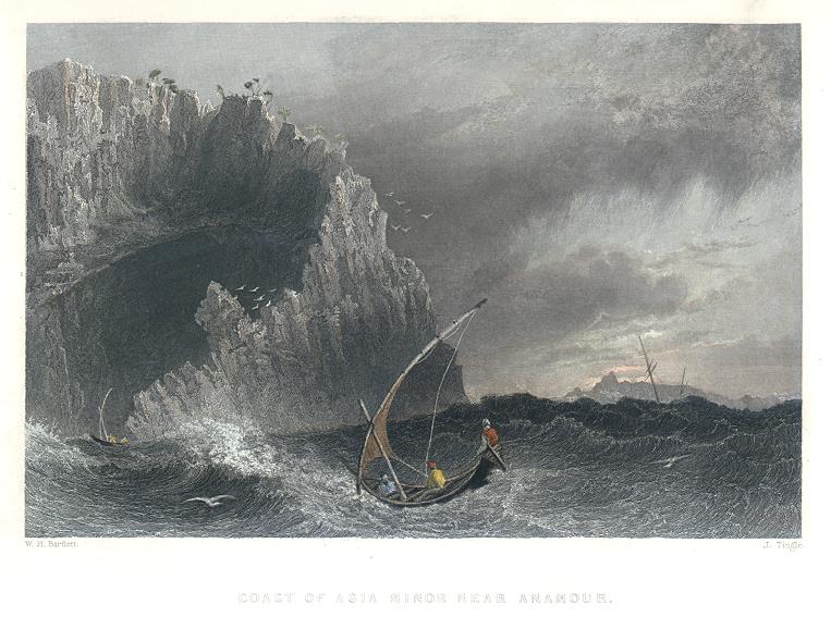 Turkey, Coast of Asia Minor near Anamour, 1837