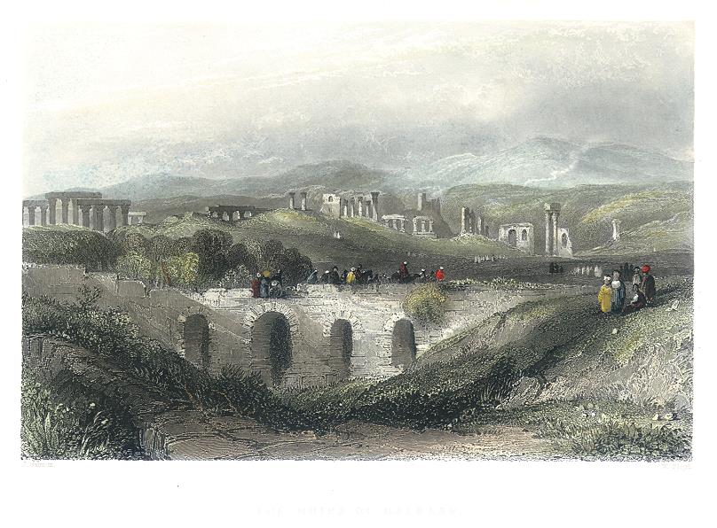 Holy Land, Ruins of Djerash, 1837