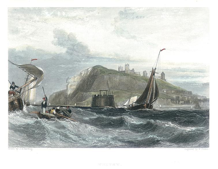 Yorkshire, Whitby view, 1842