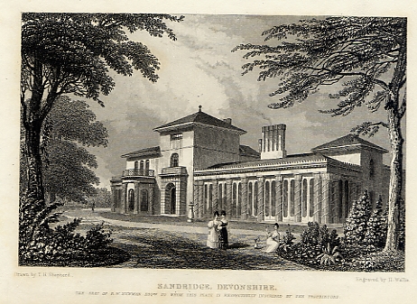 Devon, Sandridge house, 1830