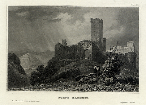 Austria, Ruins of Landeck (Tyrol), 1837