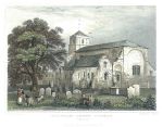 Essex, Waltham Abbey Church, 1834