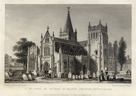 Devon, Ottery St.Mary's Church, 1830