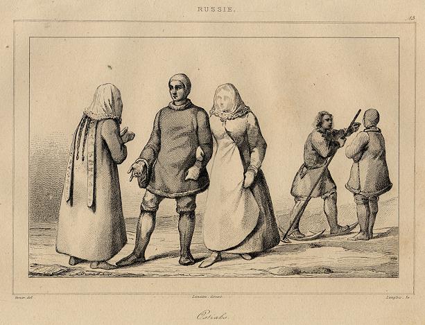 Russia, Ostiaks (Siberia), 1838