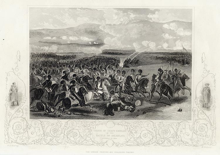 Crimean War, Charge of the Heavy Cavalry at Balaklava in 1854, 1860