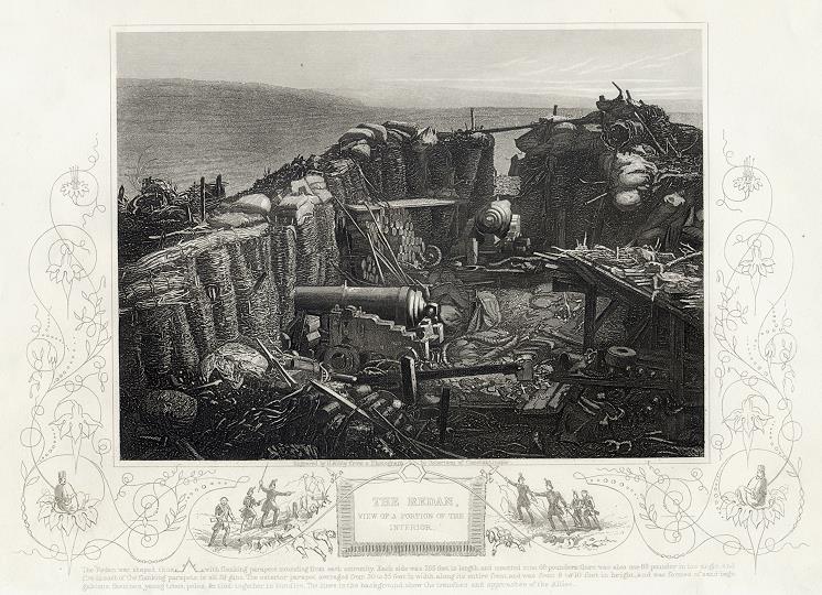 Crimean War, The Redan interior, published 1860