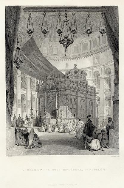 Jerusalem, Church of the Holy Sepulchre, 1837