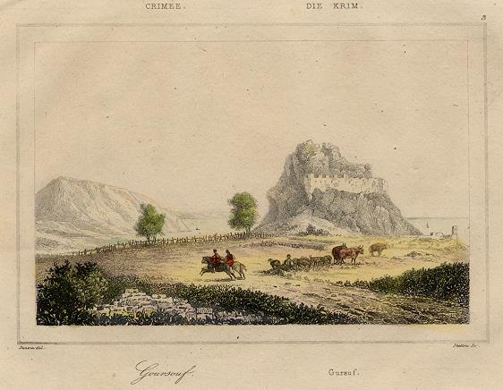 Crimea, Gurzuf, 1838