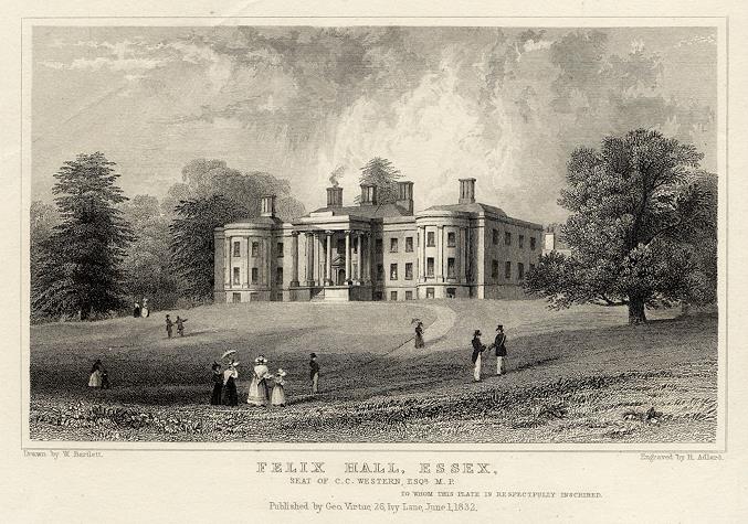 Essex, Felix Hall, 1834