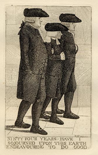 John Wesley, Dr. Hamilton & Rev. Mr. Cole, Kays Portraits, 1790/1835