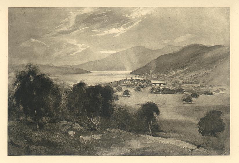 Scotland, Source of the River Tay, 1891