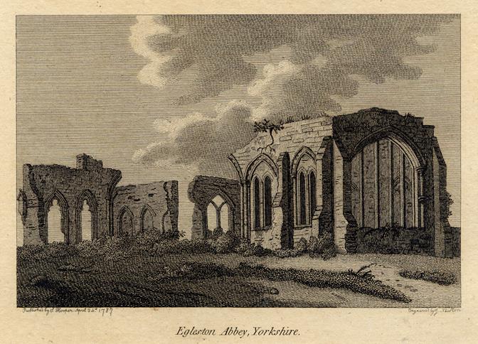 Yorkshire, Egleston Abbey, 1786